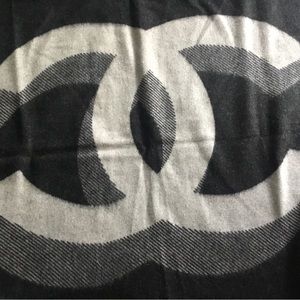 Chanel gray blanket authenticated